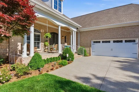 front view of a house with a porch