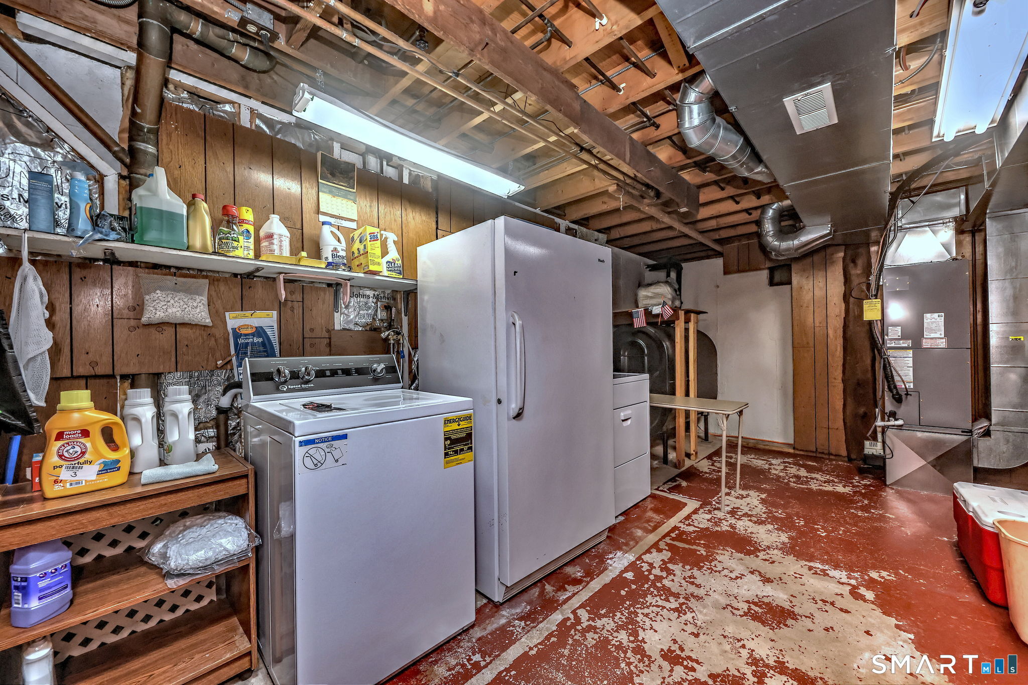212 Swain Avenue Meriden, CT 06450 - Photo 35 of 38 a view of storage and utility room with washer and dryer