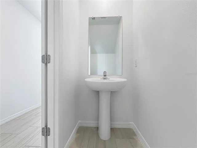 a bathroom with a sink