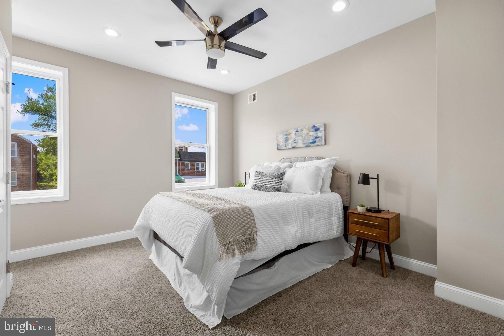 145 North Monastery Avenue Baltimore, MD 21229 - Photo 14 of 45 Bright and airy bedroom retreat.
