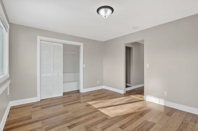 wooden floor in an empty room