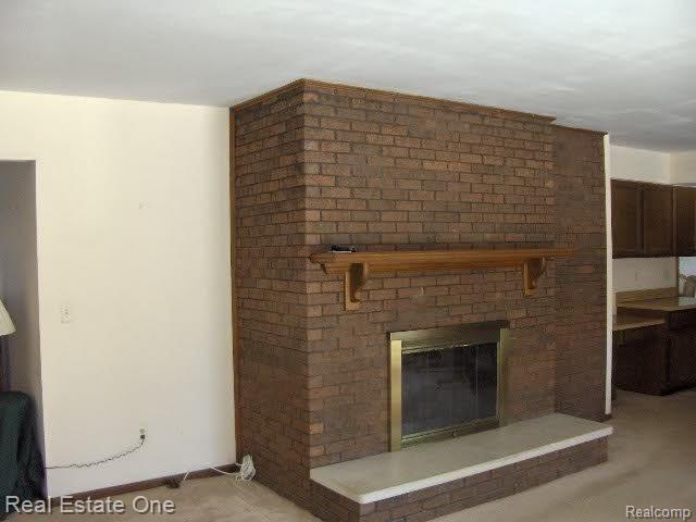 2972 Old Plank Road Milford, MI 48381 - Photo 11 of 19 Living Room Fireplace