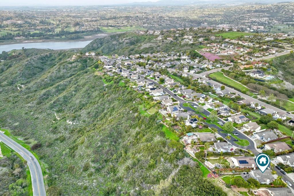 1592 Hawk View Drive Encinitas, CA 92024 - Photo 53 of 55 an aerial view of residential houses with outdoor space and trees