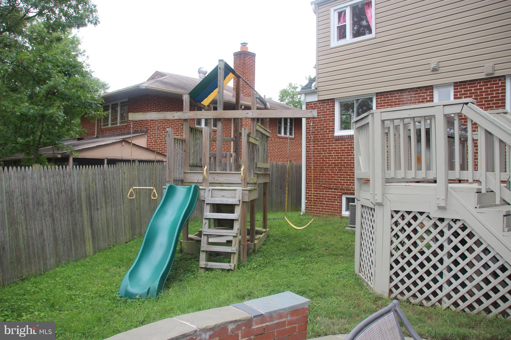 2518 Harmon Road Silver Spring, MD 20902 - Photo 27 of 29 Children's play set w/ swing & sandbox