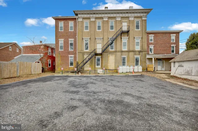 a view of large building