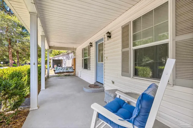 a view of deck with patio