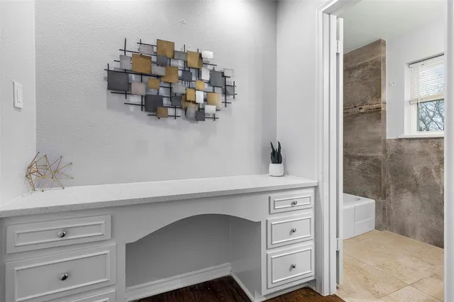 a close view of closet