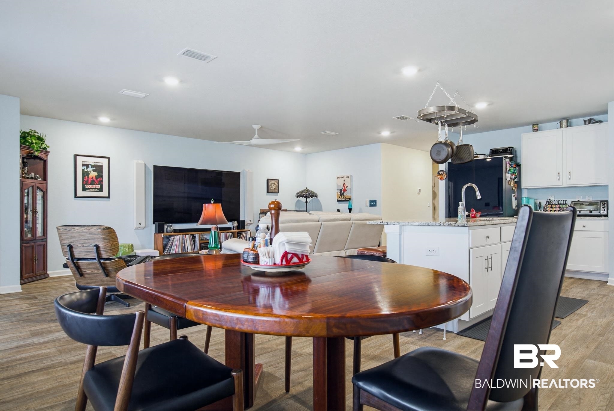 261 Fulham Lane Foley, AL 36535 - Photo 29 of 50 Dining space featuring light wood-style flooring and recessed lighting