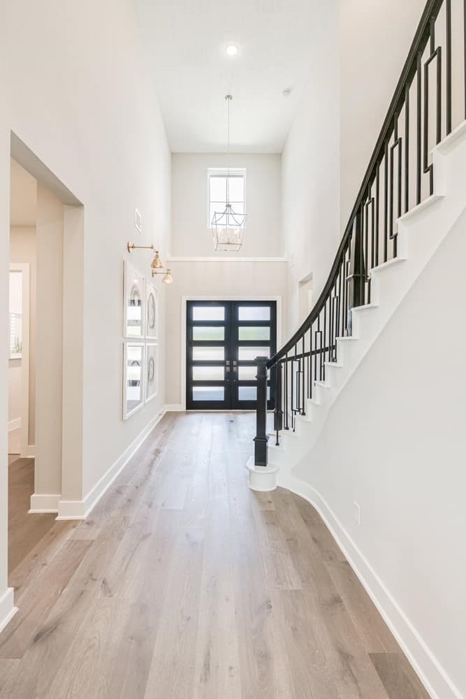4811 Morning Spgs Drive Spring, TX 77386 - Photo 10 of 37 a view of entryway and hall with wooden floor