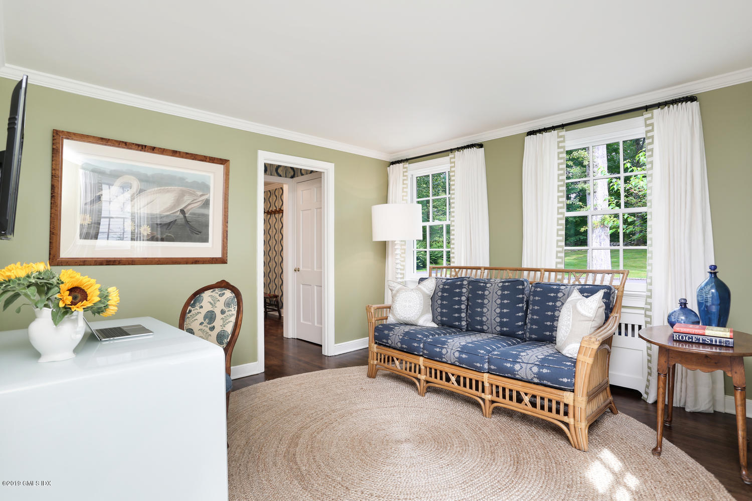 418 Riversville Road Greenwich, CT 06831 - Photo 16 of 38 a living room with furniture and a window