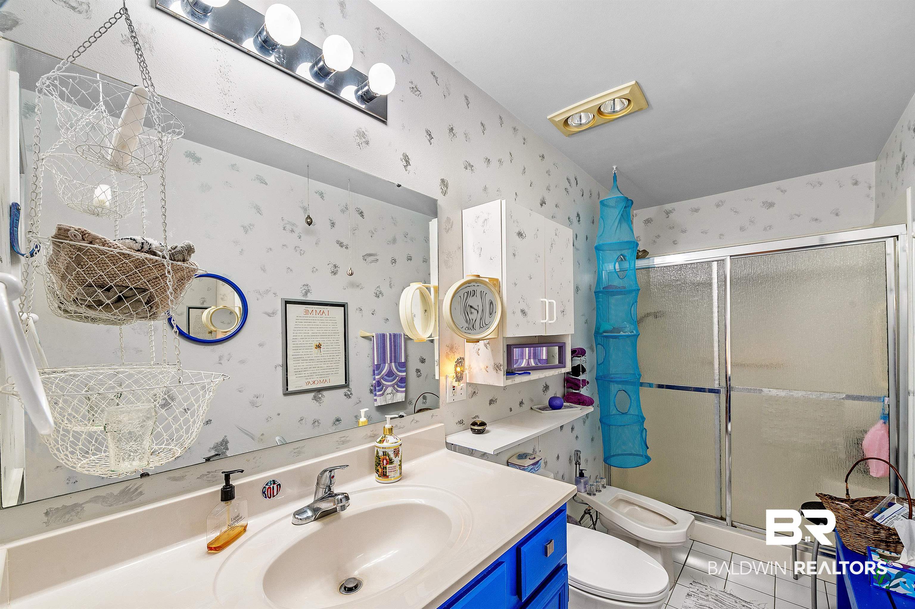 526 Ariel Avenue Foley, AL 36535 - Photo 30 of 33 Bathroom featuring a bidet, an enclosed shower, vanity, and toilet