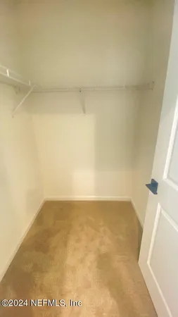 a close view of closet