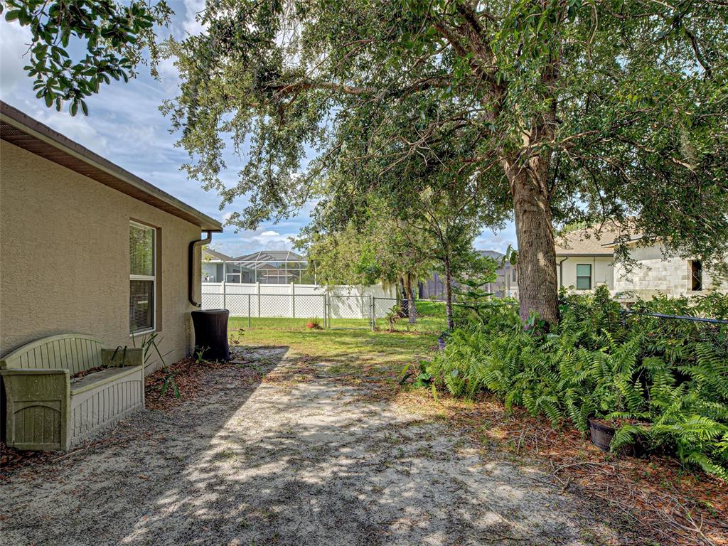 3139 Point Street North Port, FL 34286 - Photo 11 of 58 a view of a yard with plants and trees