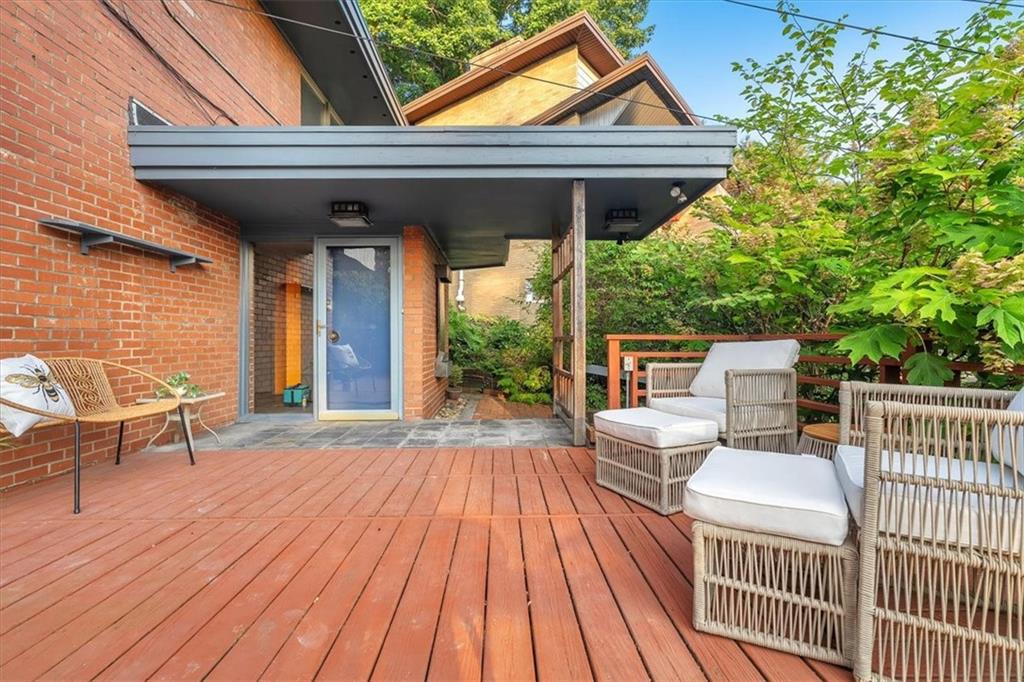 136 Fairfax Road Pittsburgh, PA 15221 - Photo 2 of 50 a view of a patio on the roof deck