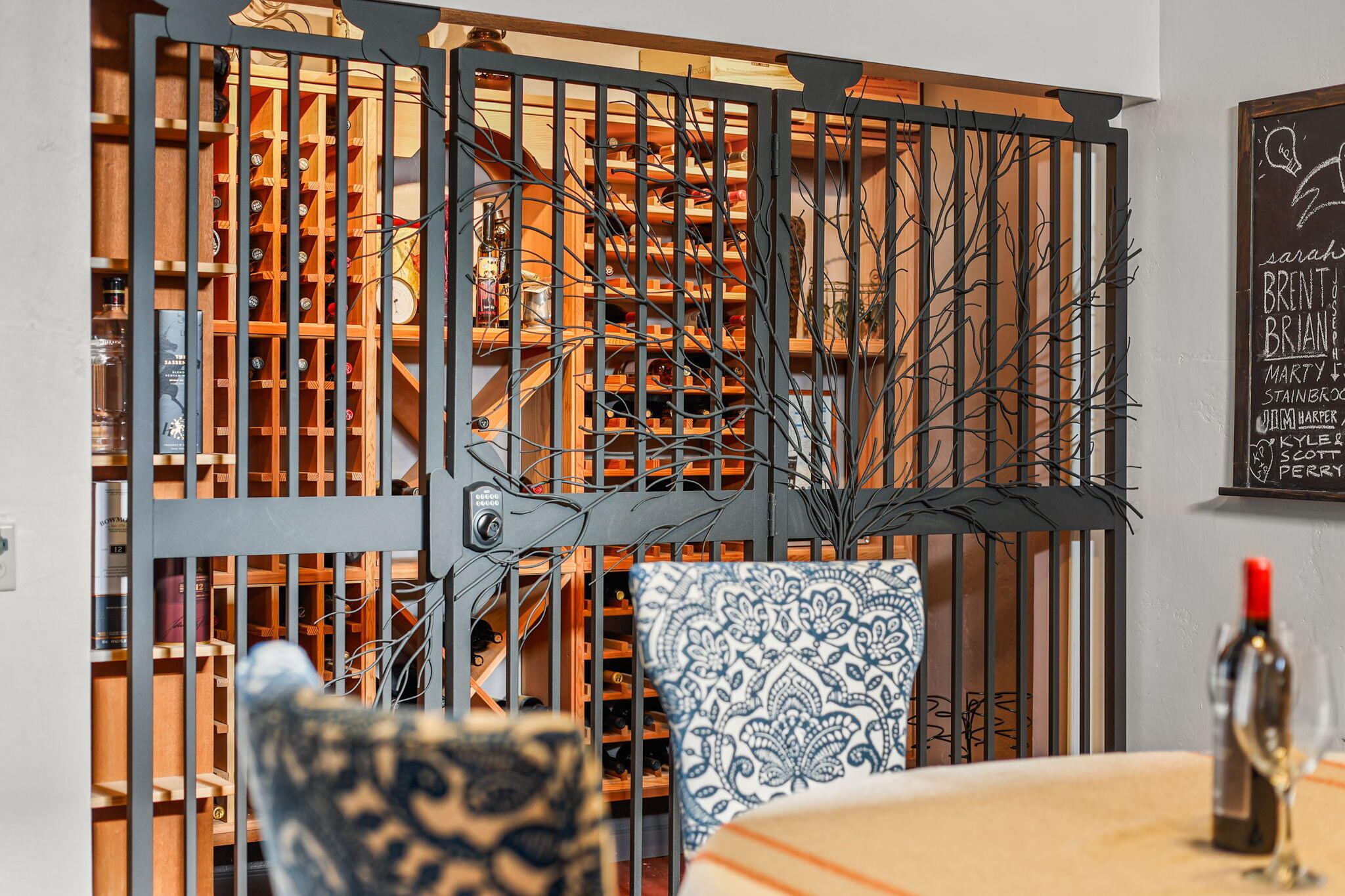 1465 Riverside Drive Redding, CA 96001 - Photo 121 of 163 Custom Wine Cellar
