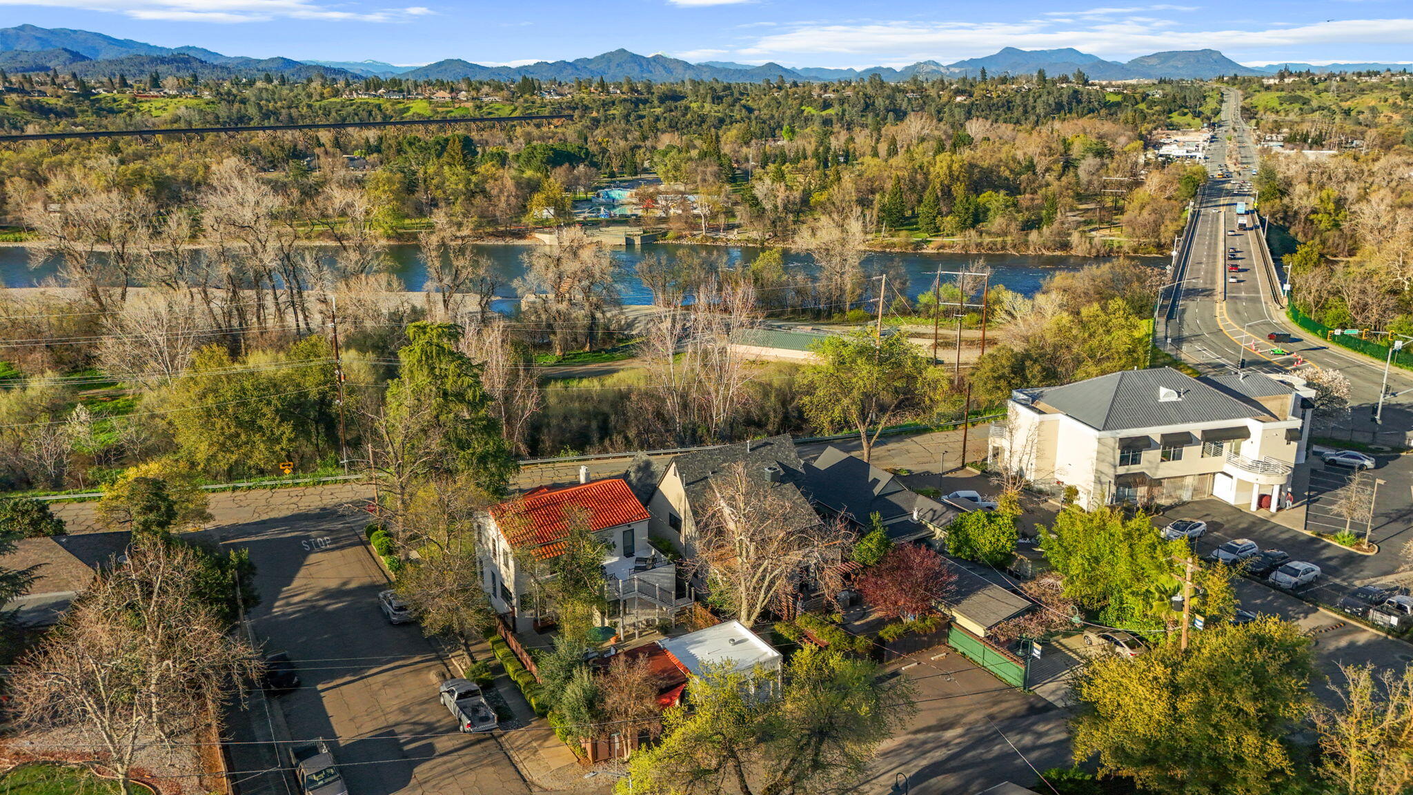 1465 Riverside Drive Redding, CA 96001 - Photo 156 of 163 Aerial with River
