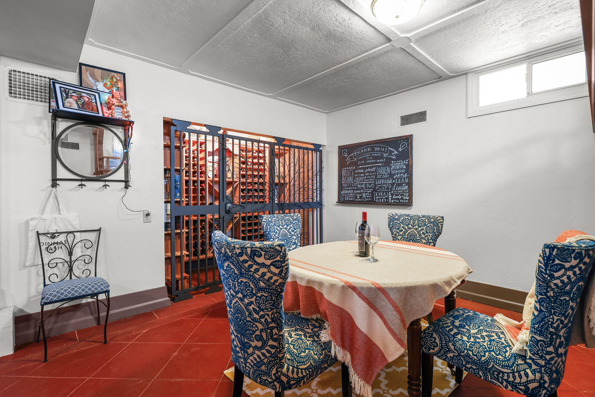 1465 Riverside Drive Redding, CA 96001 - Photo 31 of 163 Finished Basement with Wine Cellar