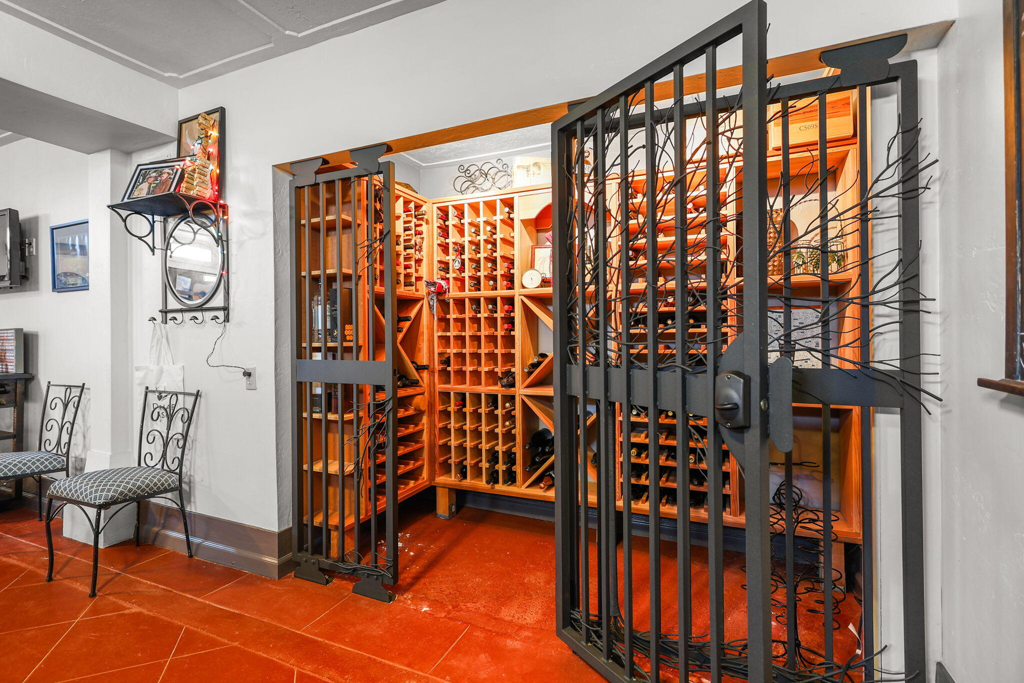 1465 Riverside Drive Redding, CA 96001 - Photo 32 of 163 Finished Basement with Wine Cellar