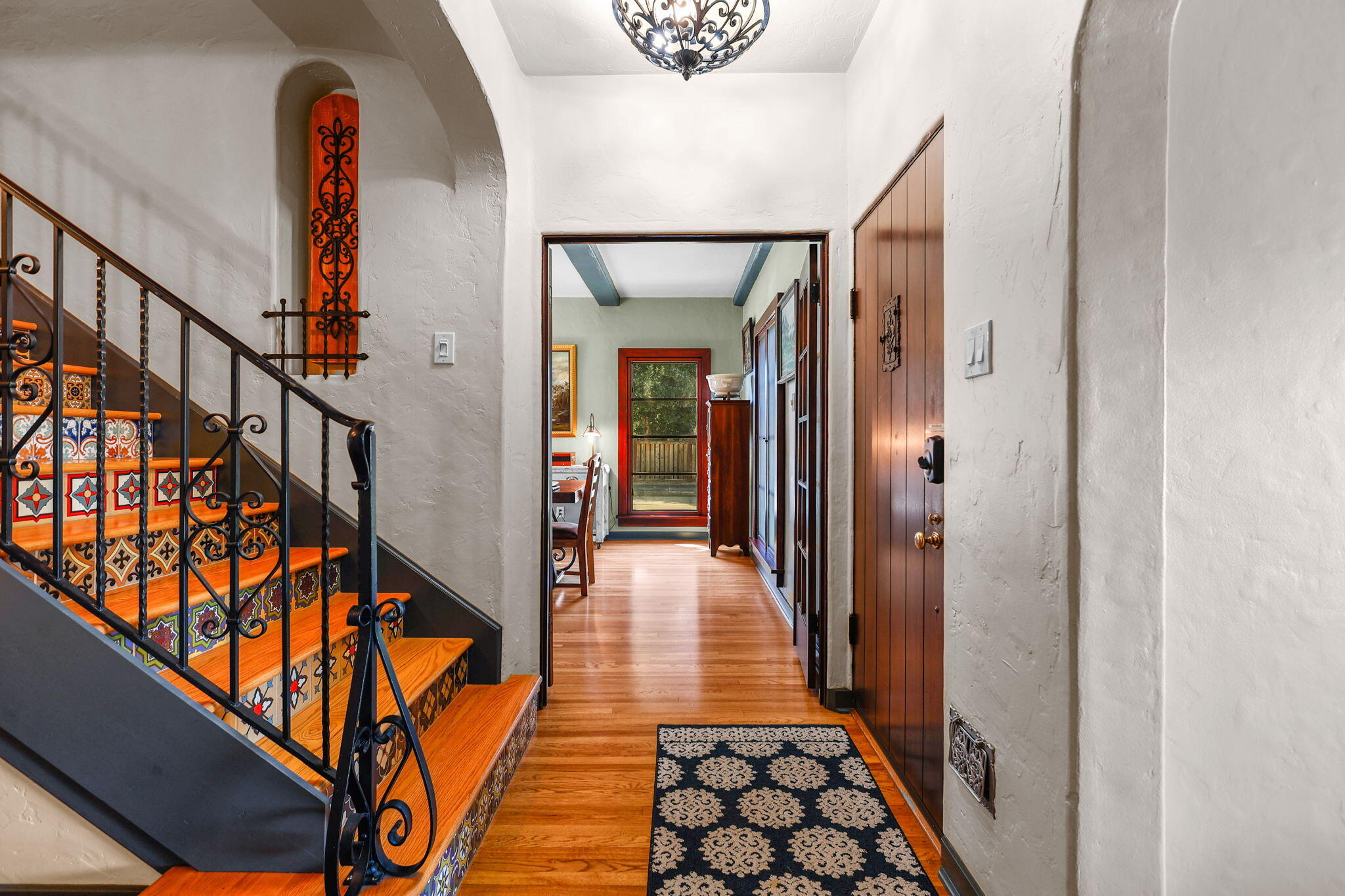 1465 Riverside Drive Redding, CA 96001 - Photo 64 of 163 Stairs - Custom Tile & Original Railing