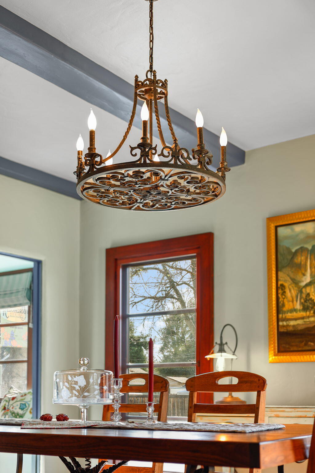 1465 Riverside Drive Redding, CA 96001 - Photo 66 of 163 Iron Chandelier