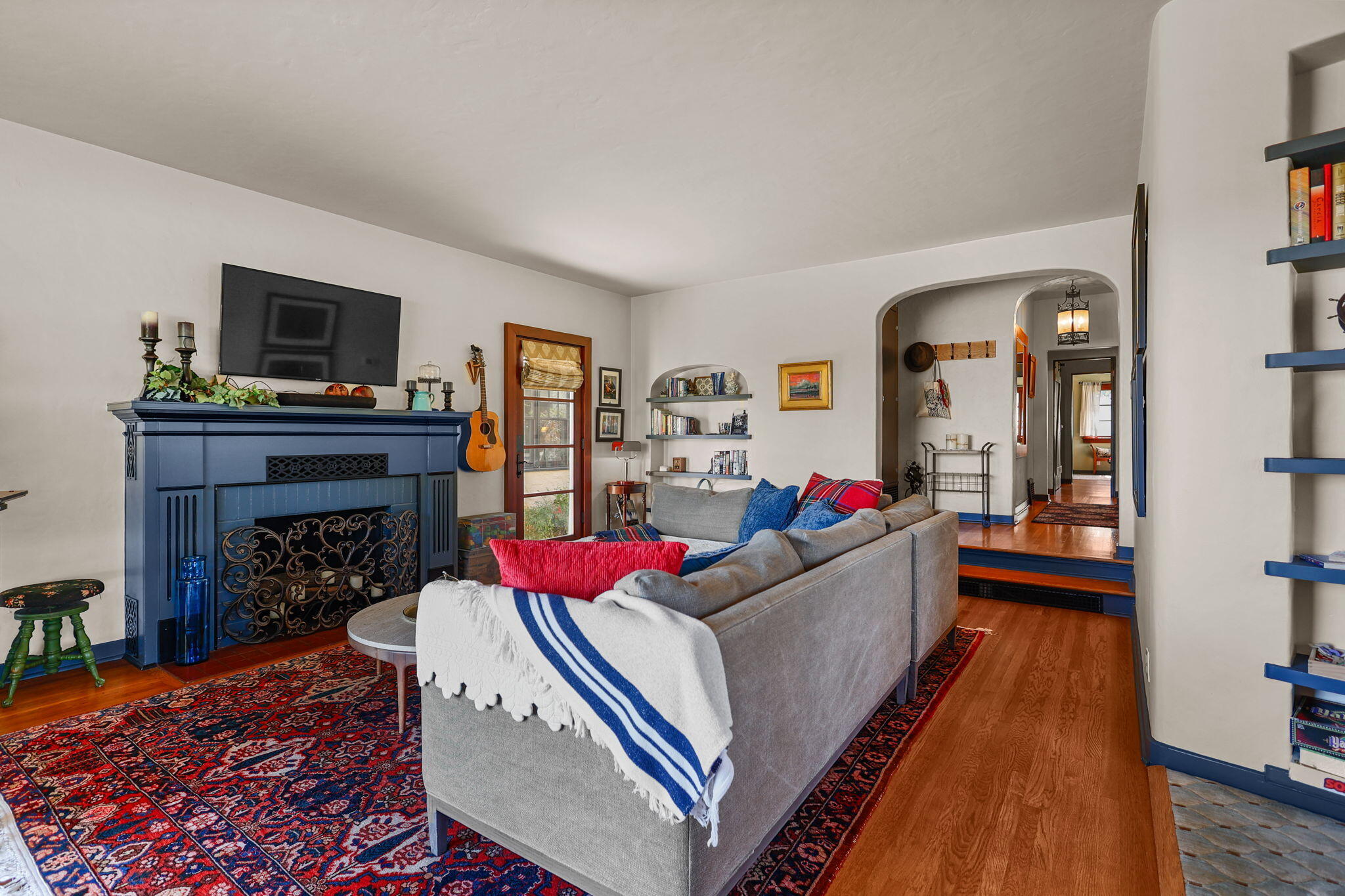 1465 Riverside Drive Redding, CA 96001 - Photo 81 of 163 Living Room with River Views & Fireplace