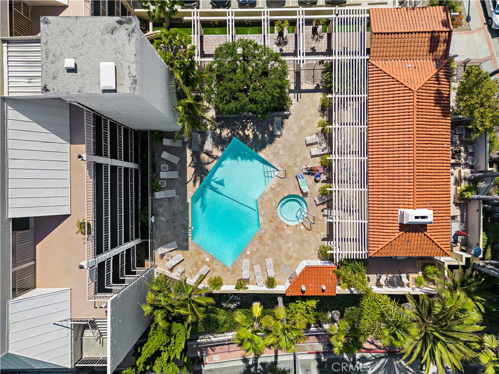 405 Avenida Granada, Unit 312 San Clemente, CA 92672 - Photo 26 of 43 an aerial view of a house with yard and outdoor seating