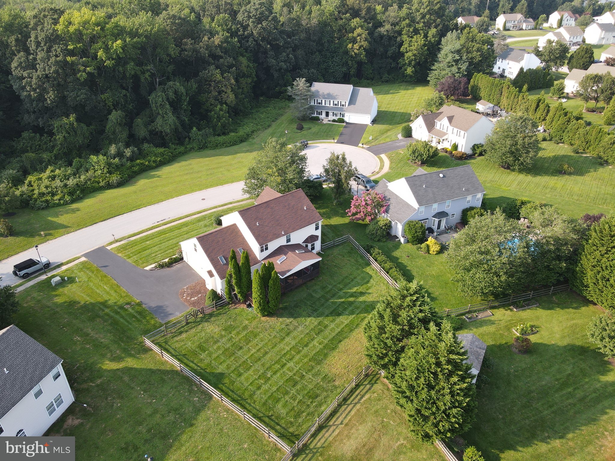 19 Gallant Fox Court Bear, DE 19701 - Photo 4 of 8 an aerial view of a house with yard swimming pool and outdoor seating