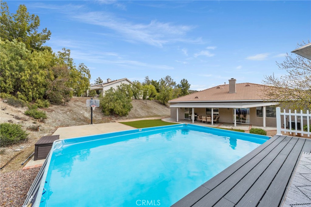 34423 Desert Road Acton, CA 93510 - Photo 3 of 53 Above ground pool with sports court