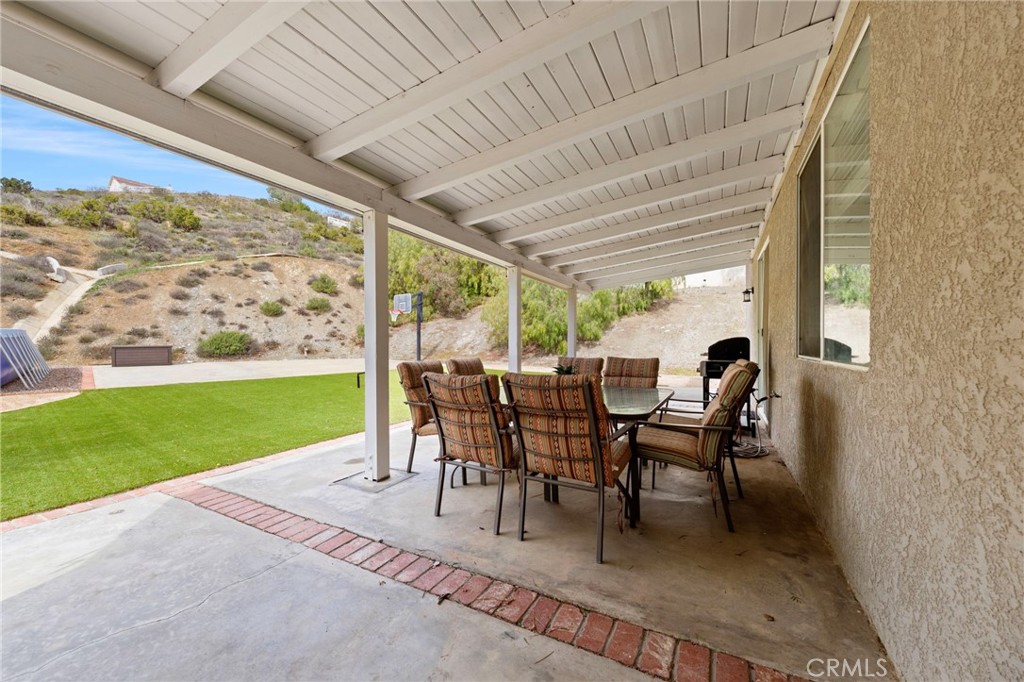 34423 Desert Road Acton, CA 93510 - Photo 38 of 53 a view of a patio with a backyard