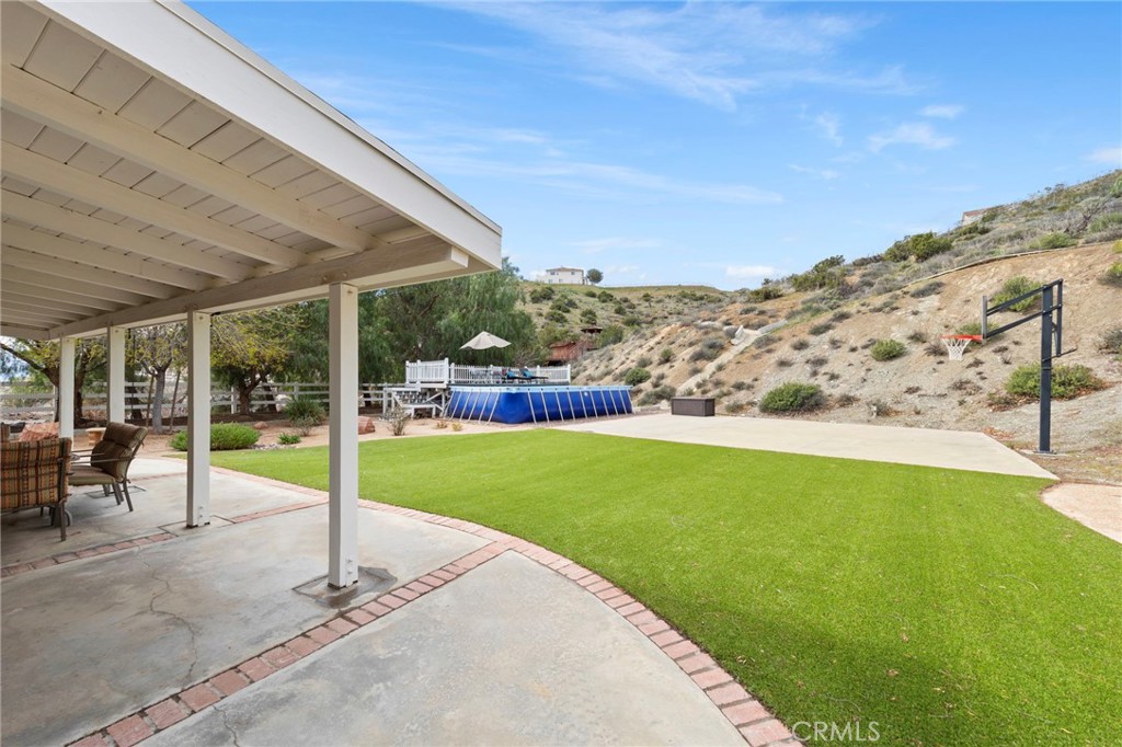 34423 Desert Road Acton, CA 93510 - Photo 40 of 53 a view of a garden with mountains in the backyard