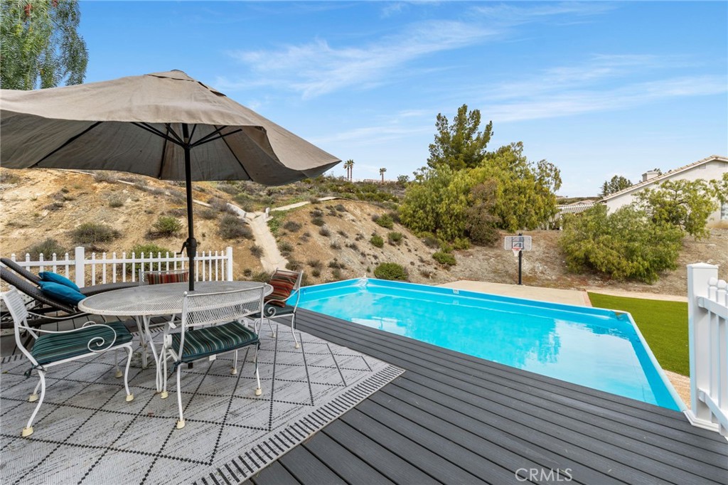 34423 Desert Road Acton, CA 93510 - Photo 44 of 53 swimming pool view with a seating space