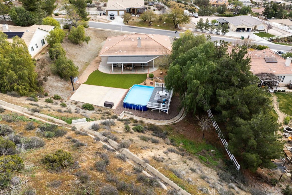 34423 Desert Road Acton, CA 93510 - Photo 9 of 53 an aerial view of a house with yard swimming pool and lake view