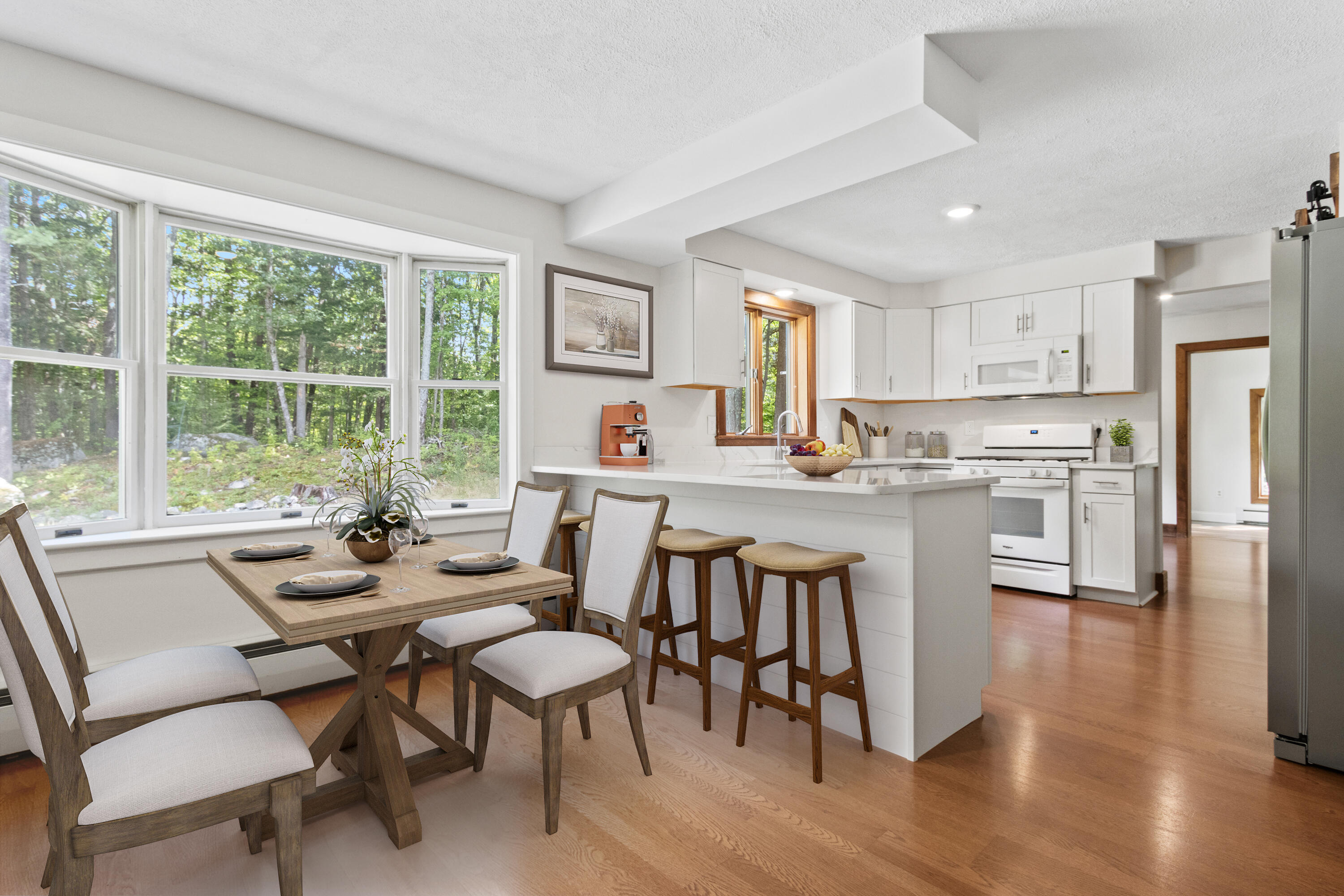452 North Raymond Road Poland, ME 04274 - Photo 19 of 35 Kitchen-Dining Staged-Cloutier
