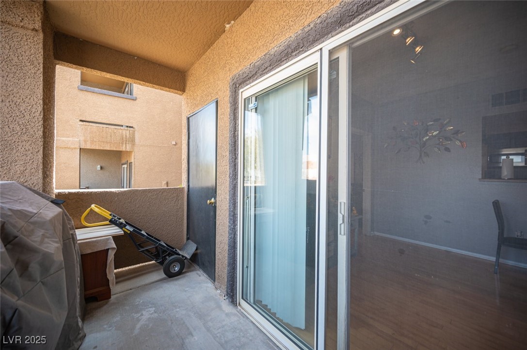 6650 West Warm Springs Road, Unit 1079 Las Vegas, NV 89118 - Photo 32 of 37 Balcony featuring visible vents