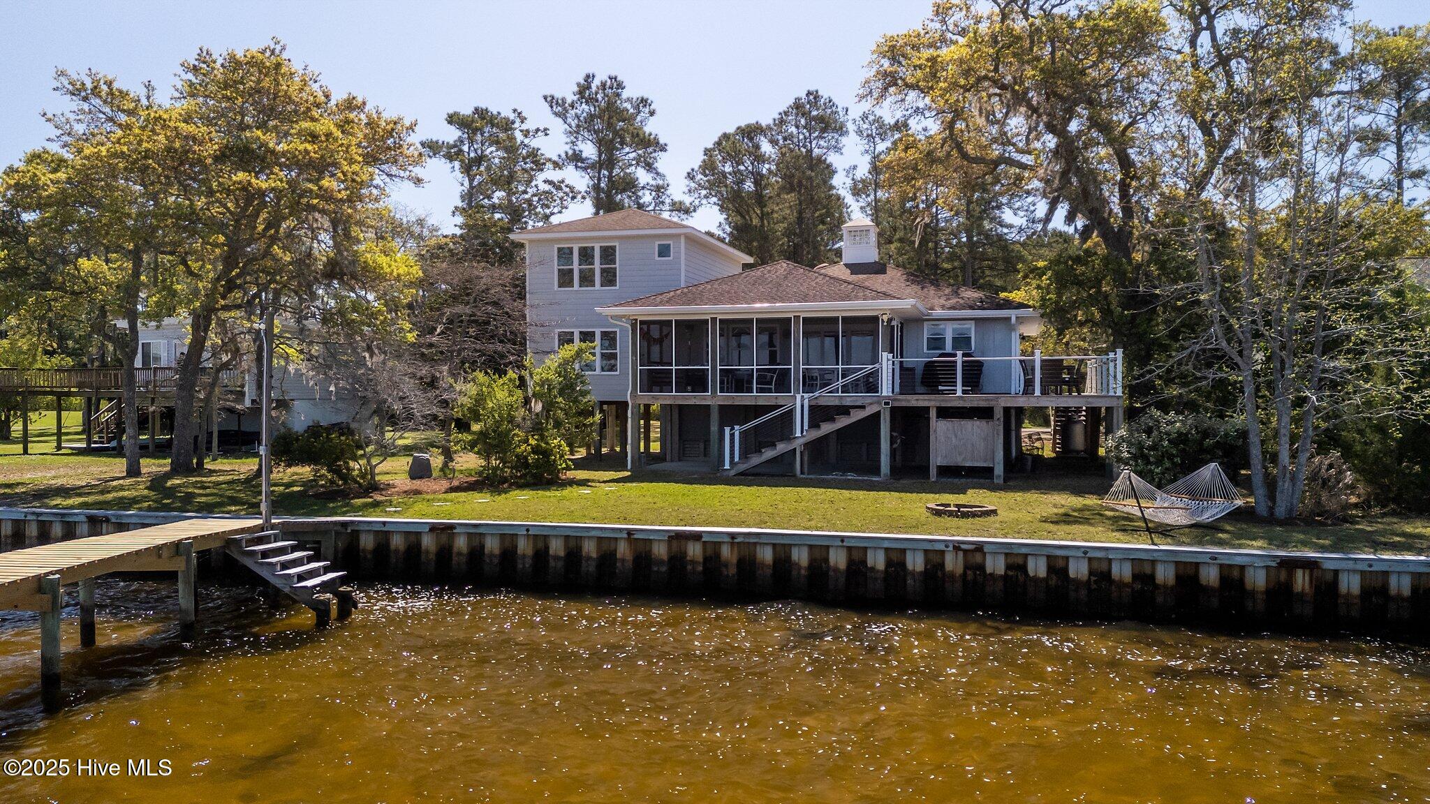 235 Creek Road Beaufort, NC 28516 - Photo 4 of 54 View of home from the water