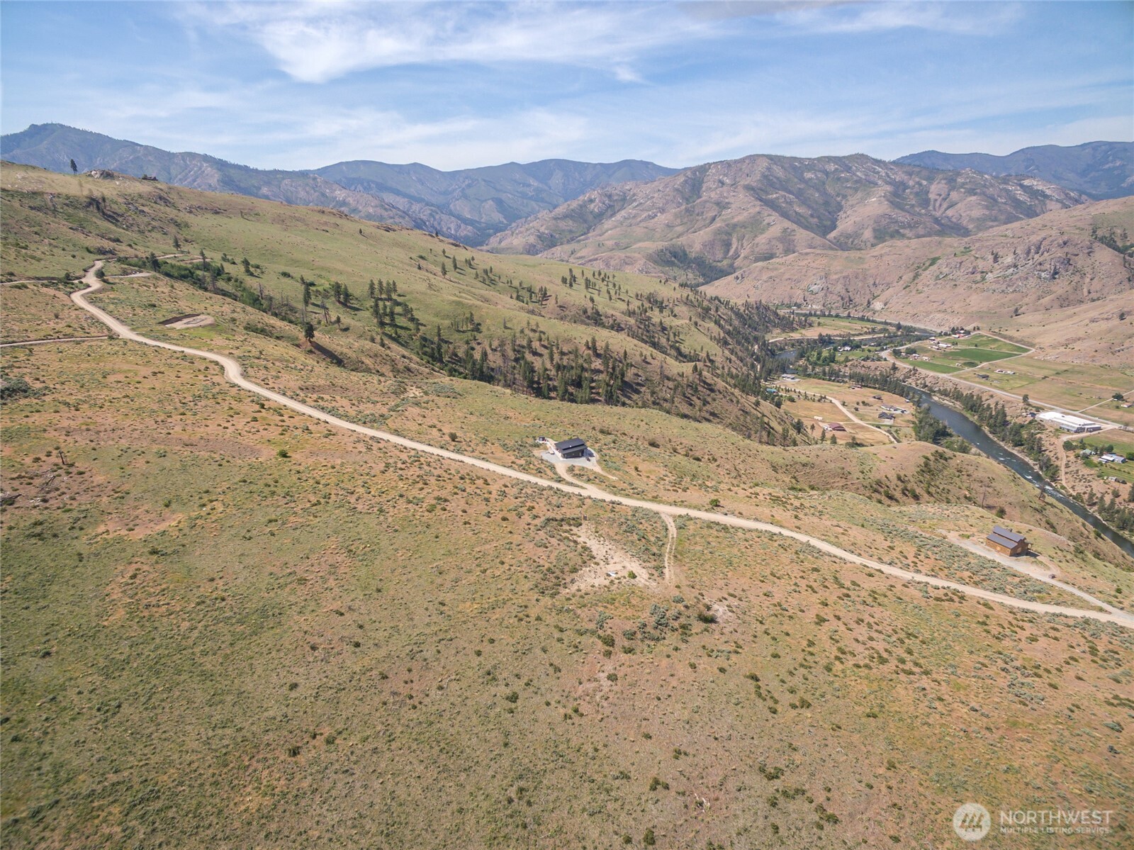 a view of a mountain with a mountain view
