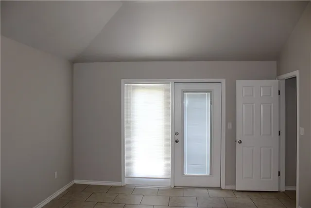 a view of an empty room