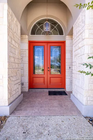 a view of front door of a house