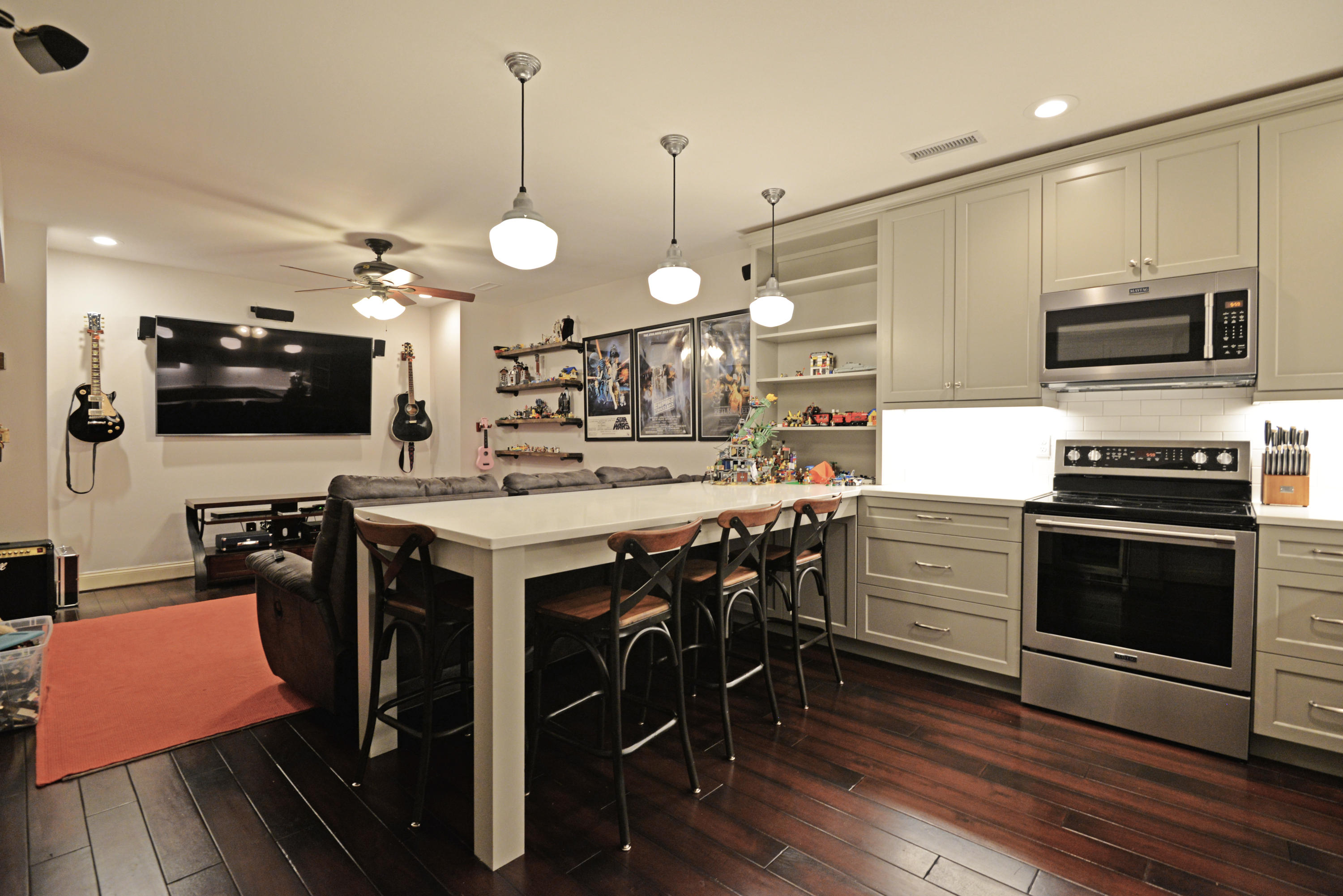 1204 East Dallas Road Chattanooga, TN 37405 - Photo 39 of 54 Lower level kitchen and den-media room