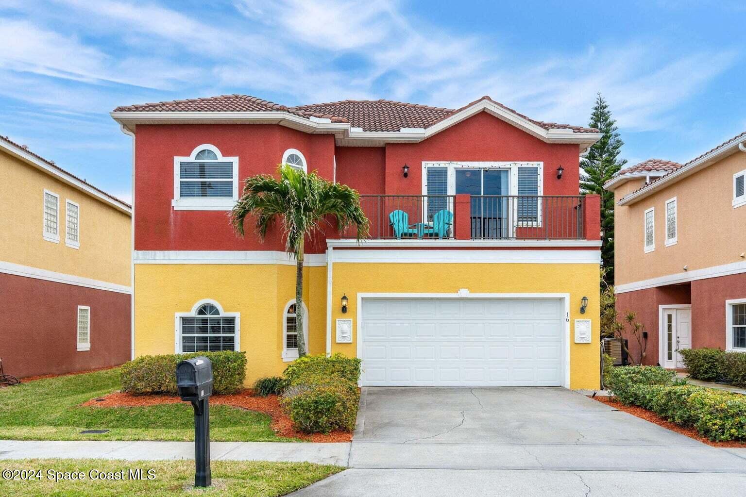 16 South Court Indialantic, FL 32903 - Photo 7 of 20 a front view of a house with garden