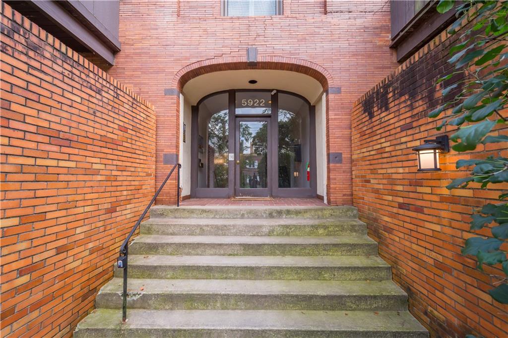 5922 Howe Street, Unit 204 Pittsburgh, PA 15232 - Photo 3 of 42 Classic brick entry welcomes you home to this ideally located Shadyside condominium.