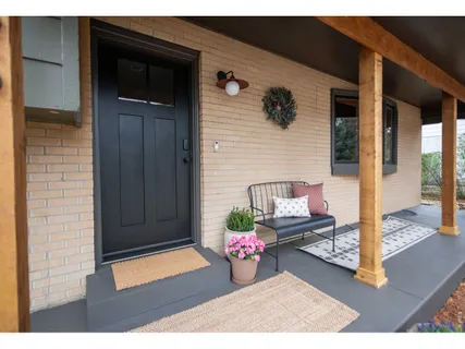 a outdoor space with patio