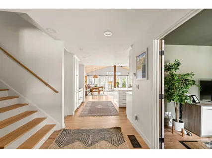 a view interior of the house and wooden floor