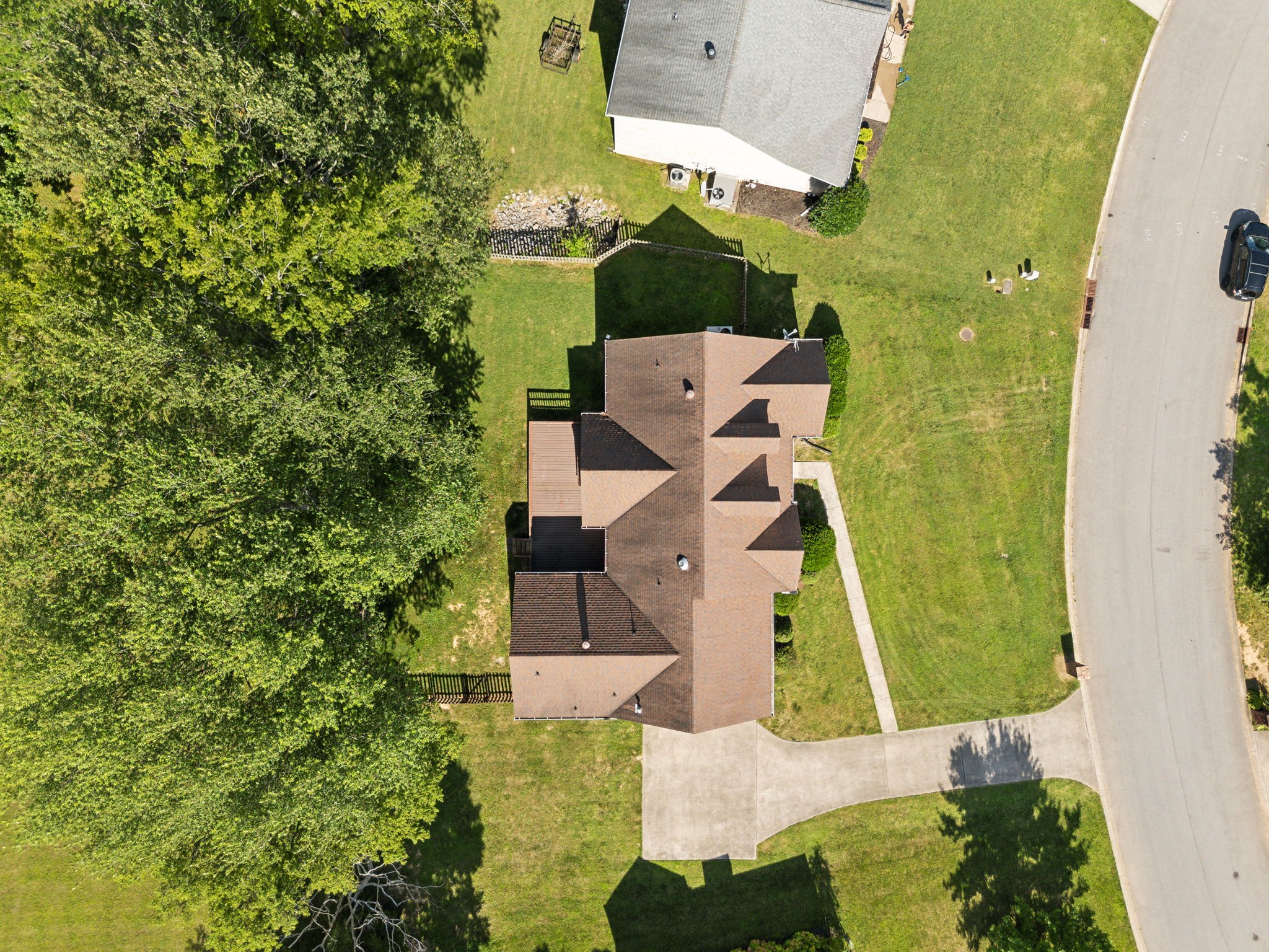 3575 Rabbit Run Trail Clarksville, TN 37043 - Photo 42 of 46 an aerial view of a house with a yard