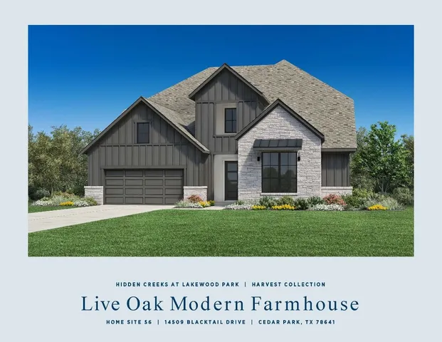 a black and white house with a outdoor space