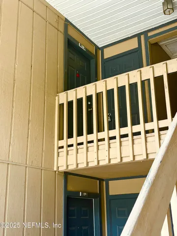 a view of front door