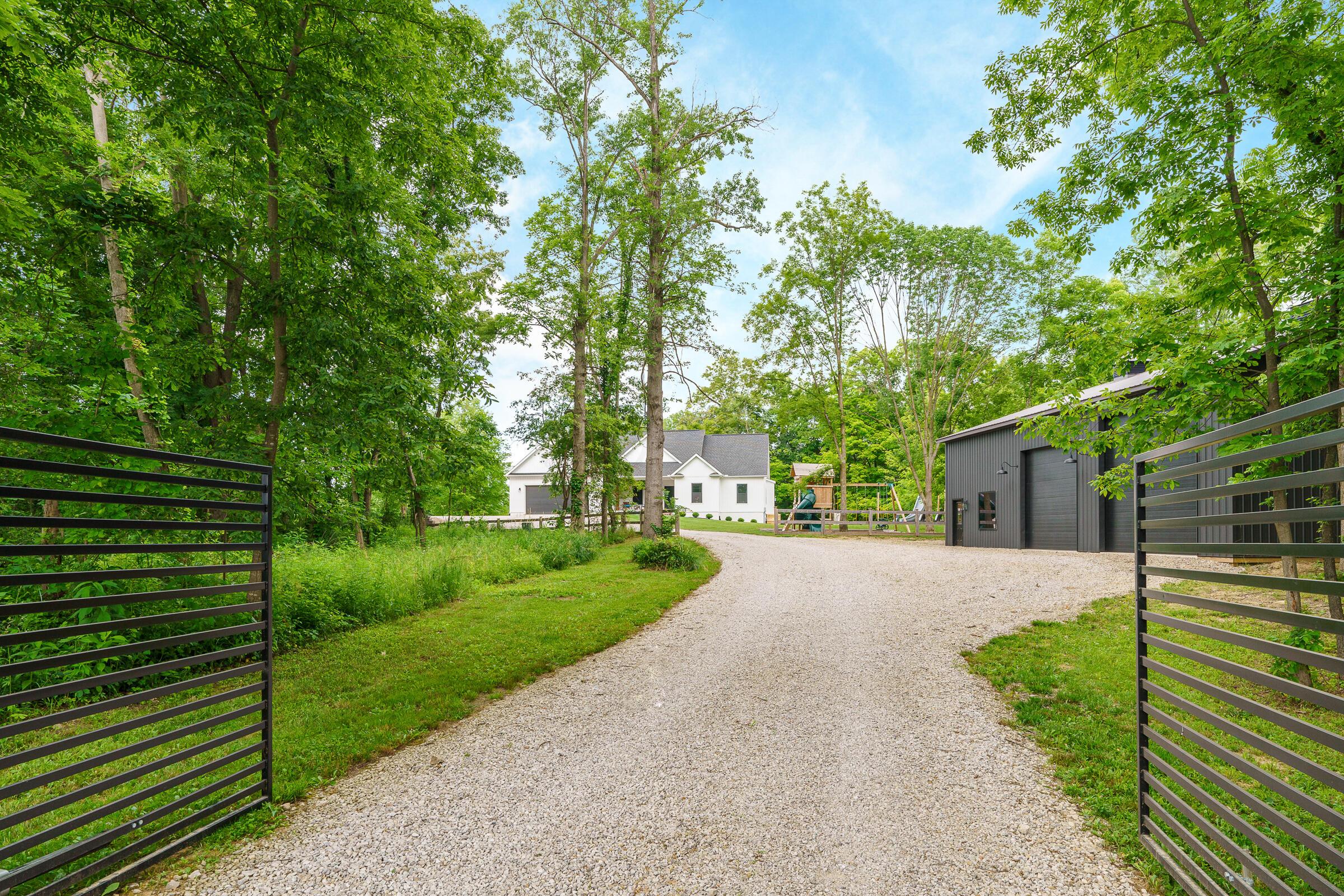 701 Ross Road Sunbury, OH 43074 - Photo 64 of 74 Gated entrance to the 5 acre property