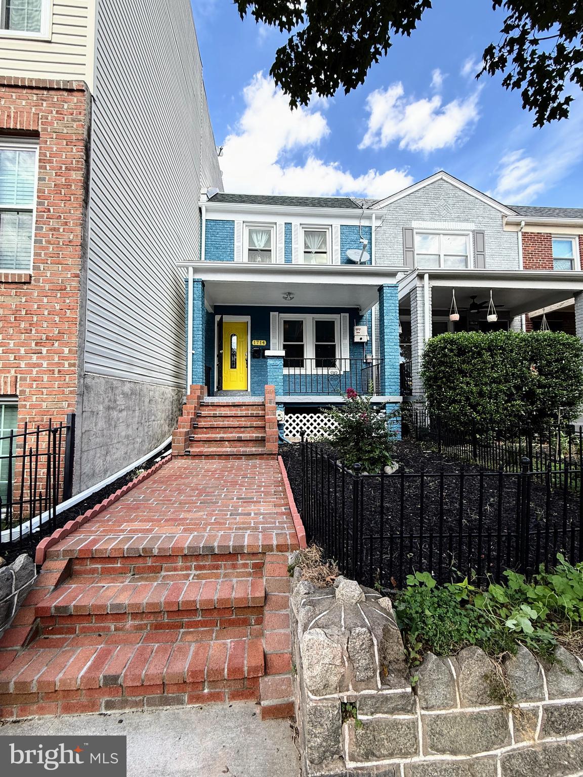 1714 E Street Northeast Washington, DC 20002 - Photo 30 of 30 a front view of a house with a porch