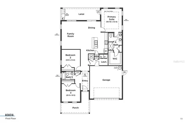 a picture of a floor plan