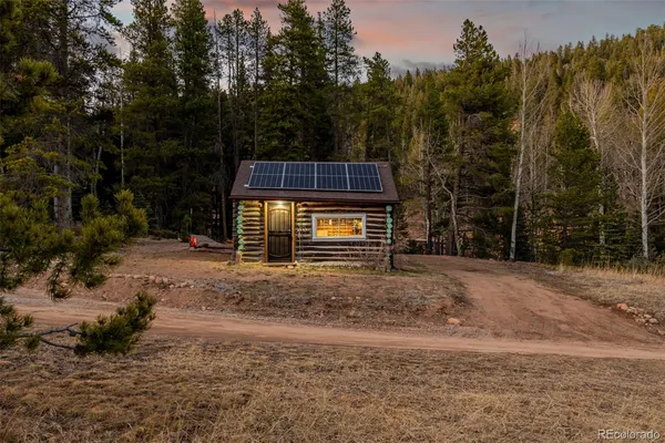 a view of a house with a yard and large tree